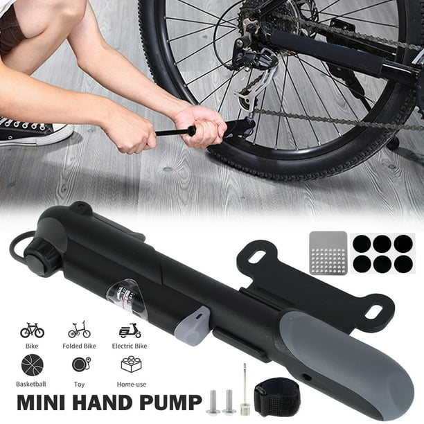 Bike Pump,Aluminum Alloy Portable Mini Bicycle Tire Pump,Super Fast Tyre